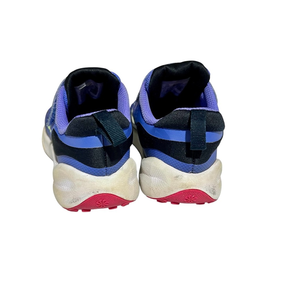 Nike Girls Running Shoes - Size 12C, Indigo and Green - Picture 4 of 5